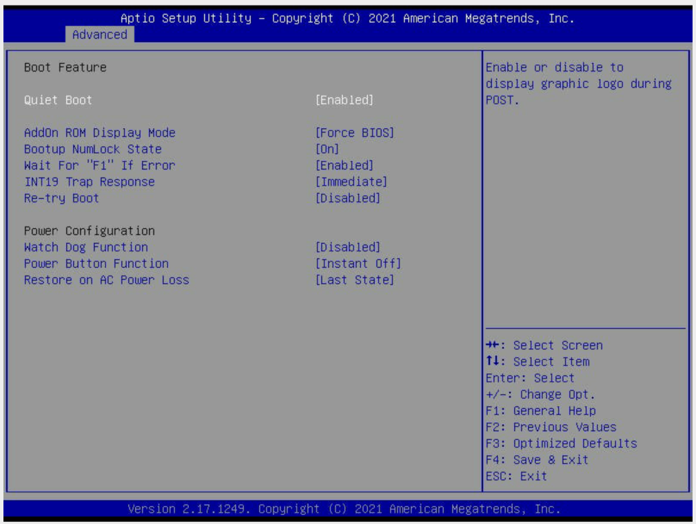 Screenshot 1: Boot Feature